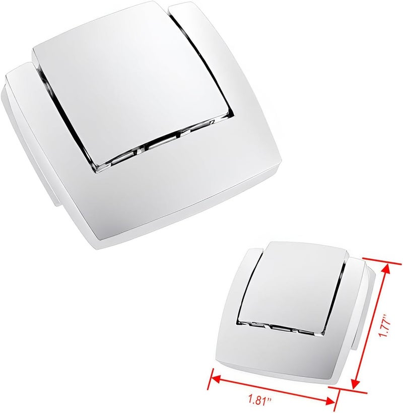 KASIMT Chrome Tour Pack Pak Latches Fits for Harley Touring Street Electra Road Glide Ultra Classic FLHTCU FLHTC Limited FLHTK Anniversary FLHTCUSE8 - Image 3